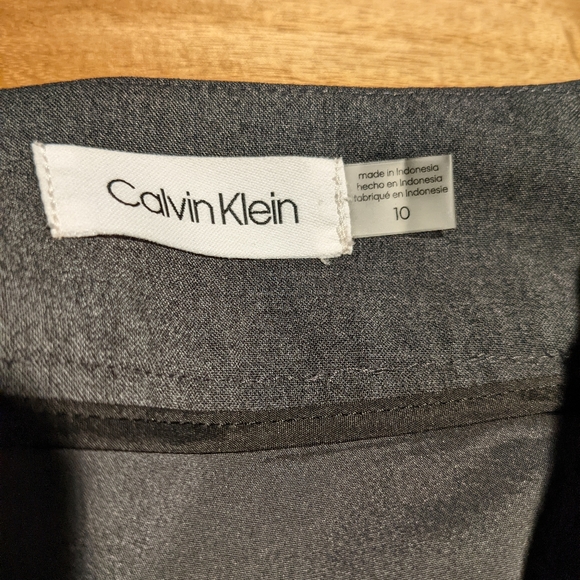 Calvin Klein Skirt, Grey, SZ 10 - Picture 2 of 4